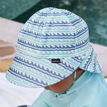 Load image into Gallery viewer, Swim Legionnaire Flap Sun Hat - Riptide
