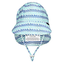 Load image into Gallery viewer, Swim Legionnaire Flap Sun Hat - Riptide