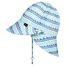 Load image into Gallery viewer, Swim Legionnaire Flap Sun Hat - Riptide