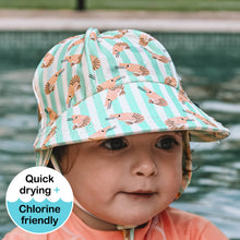 Load image into Gallery viewer, Swim Legionnaire Flap Sun Hat - Lil' Shrimp