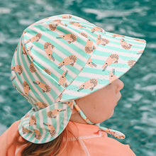 Load image into Gallery viewer, Swim Legionnaire Flap Sun Hat - Lil' Shrimp