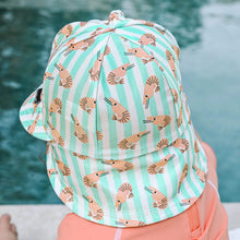 Load image into Gallery viewer, Swim Legionnaire Flap Sun Hat - Lil' Shrimp
