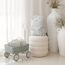 Load image into Gallery viewer, Sage Check Backpack