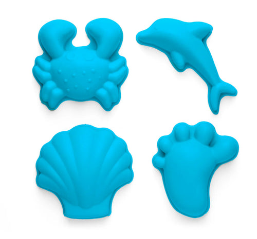 Scrunch Footprints Moulds | Blue Fish
