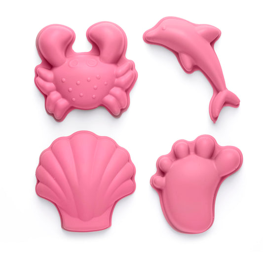 Scrunch Footprints Moulds | Flamingo Pink