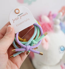 Load image into Gallery viewer, Hair Tie Essentials | Pastel Piper 5pc