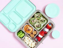 Load image into Gallery viewer, Leakproof Stainless Steel Lunch Box | Mint Seal and Lids