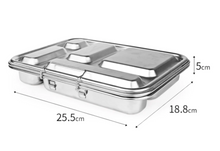 Load image into Gallery viewer, Leakproof Stainless Steel Lunch Box | Mint Seal and Lids