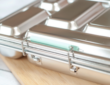 Load image into Gallery viewer, Leakproof Stainless Steel Lunch Box | Mint Seal and Lids