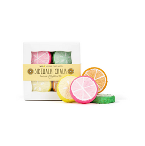 Citrus Slices Sidewalk Chalk