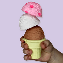 Load image into Gallery viewer, Neopolitan Ice Cream Cone Sidewalk Chalk