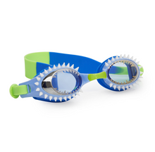 Load image into Gallery viewer, 3YRS+ Fish n Chips Hammerhead Blue Swim Goggles