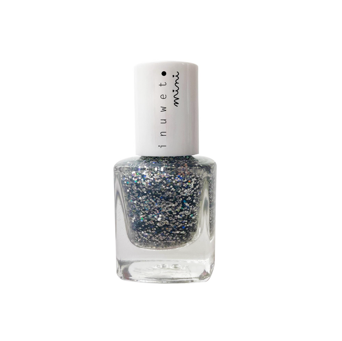 Glitter Silver | Vanilla | Scented Water Based Nail Polish