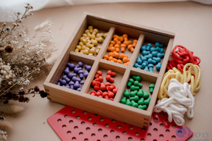 Froebel Peg and Lacing Board