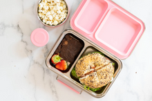 Load image into Gallery viewer, Two Compartment Leakproof Lunch Box | Pink Fizz