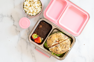 Two Compartment Leakproof Lunch Box | Pink Fizz