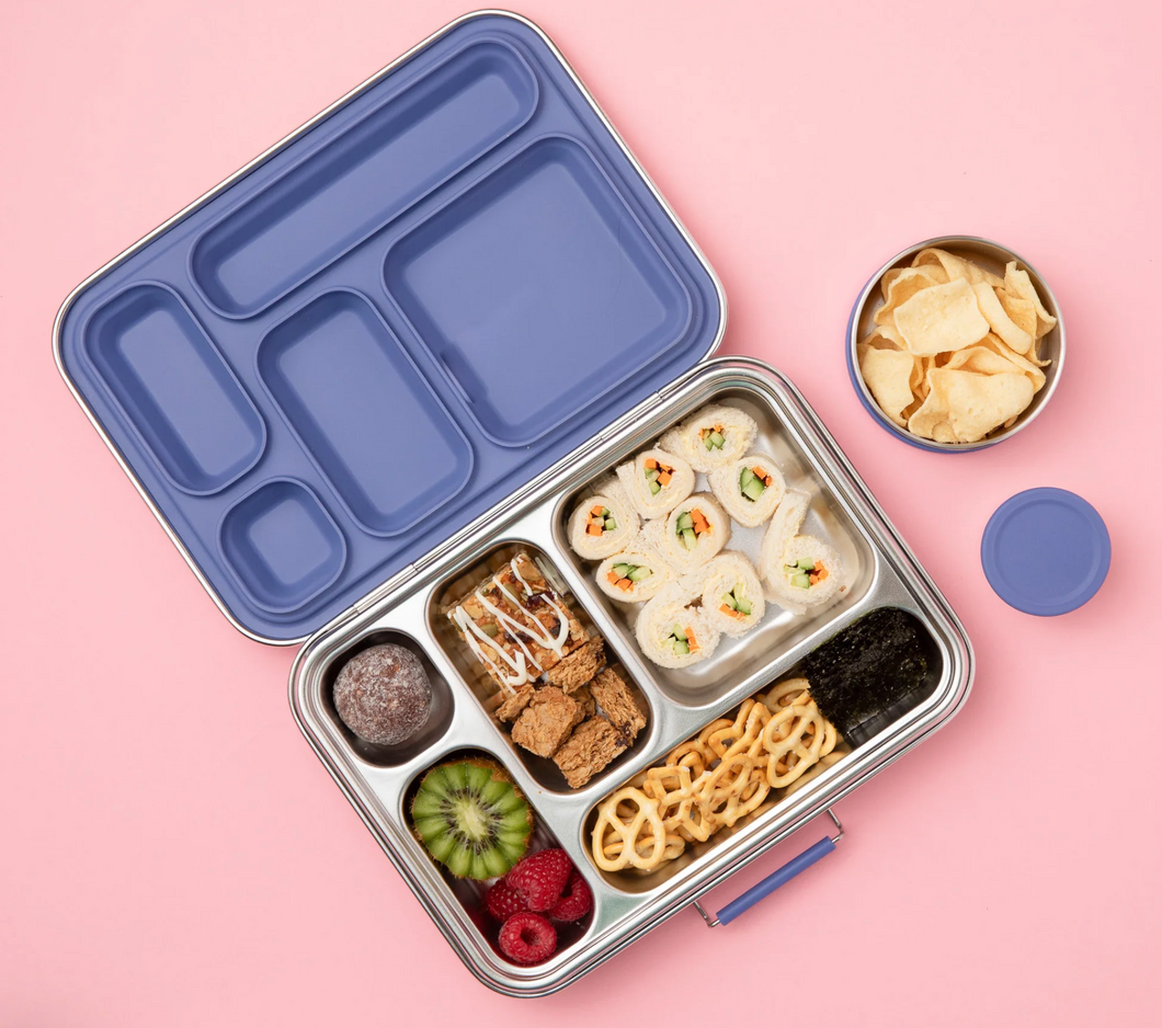 Leakproof Stainless Steel Lunch Box | Indigo Seal and Lids