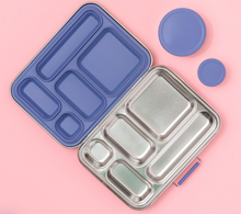 Load image into Gallery viewer, Leakproof Stainless Steel Lunch Box | Indigo Seal and Lids