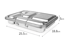 Load image into Gallery viewer, Leakproof Stainless Steel Lunch Box | Indigo Seal and Lids