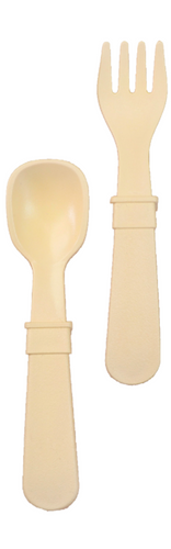 Re-Play Toddler Utensils - Lemon Drop