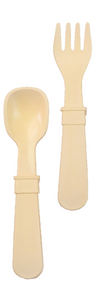 Re-Play Toddler Utensils - Lemon Drop