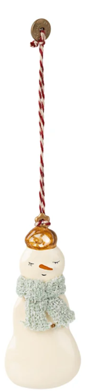 Metal Ornament Snowman