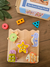 Load image into Gallery viewer, Sea Animal Shape Puzzle