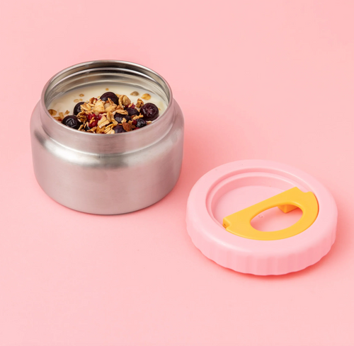 250ml Stainless Steel Insulated Food Jar | Pink