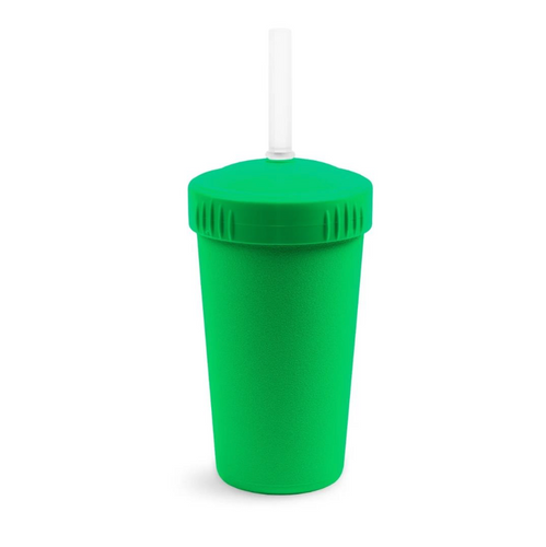 Re-Play Straw Cup with Reusable Straw - Kelly Green