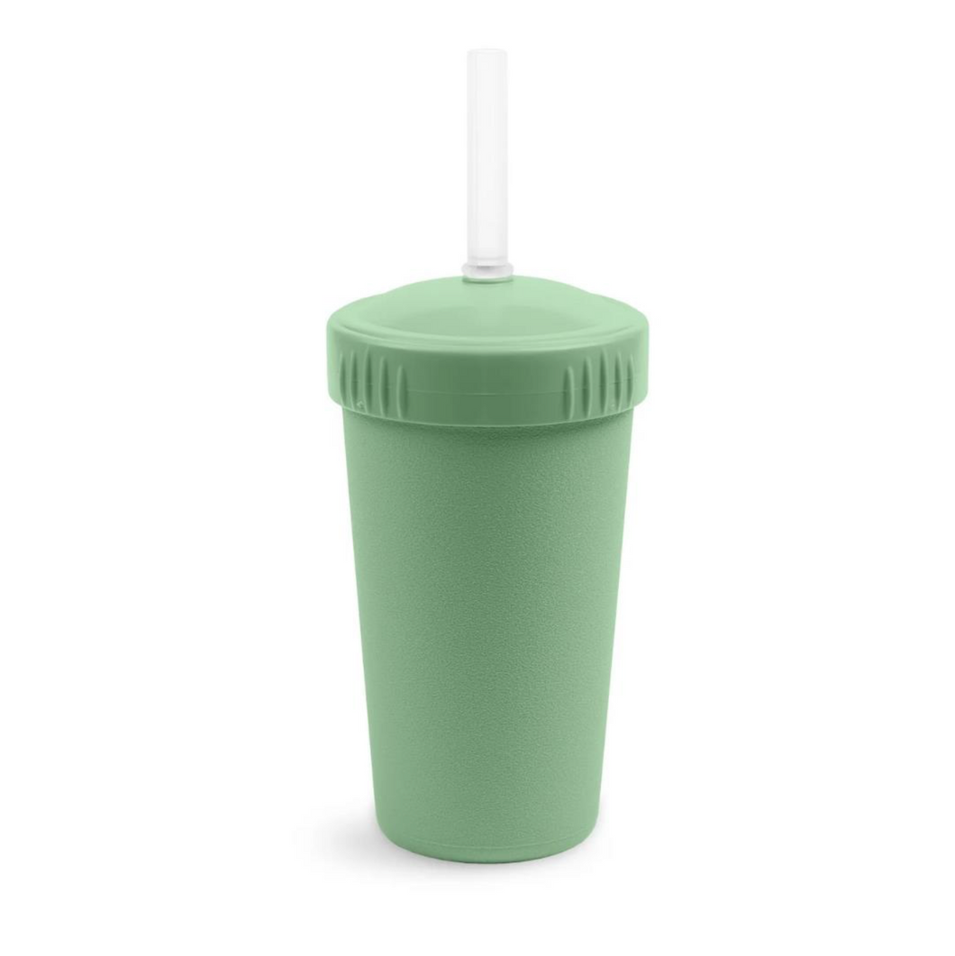 Re-Play Straw Cup with Reusable Straw - Sage
