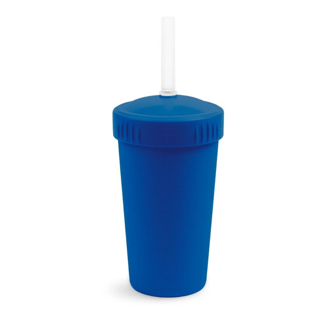 Re-Play Straw Cup with Reusable Straw - Navy