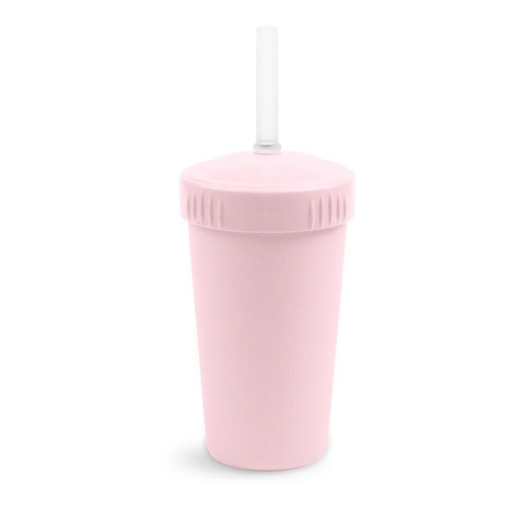 Re-Play Straw Cup with Reusable Straw - Ice Pink