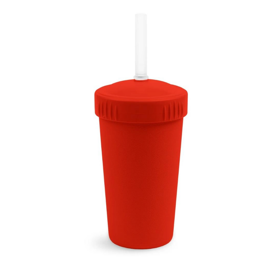 Re-Play Straw Cup with Reusable Straw - Red
