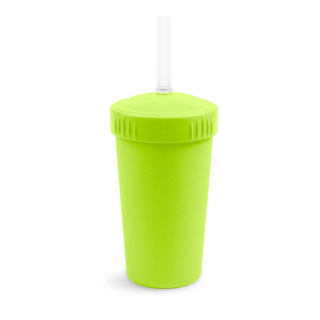 Re-Play Straw Cup with Reusable Straw - Green