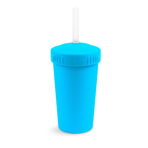 Re-Play Straw Cup with Reusable Straw - Sky Blue