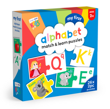 Load image into Gallery viewer, 52pc Alphabet Match and Learn Puzzles