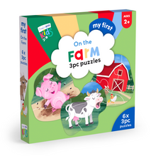 Load image into Gallery viewer, On The Farm | My First 3pc Puzzles