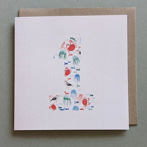 Sealife 1 Birthday Card