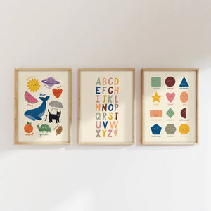 Colours Educational Print