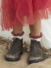 Load image into Gallery viewer, Red Christmas Socks