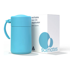 Sky Blue Refillable Roll on Applicator 100ml