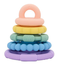 Load image into Gallery viewer, Rainbow Stacker and Teether Toy