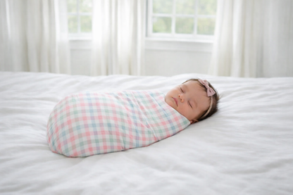 Sugar Checks Muslin Wrap