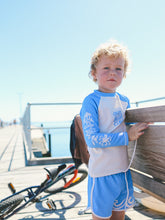 Load image into Gallery viewer, Blue Holiday Swim Short