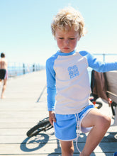 Load image into Gallery viewer, Blue Raglan Rashie