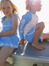 Load image into Gallery viewer, Blue Raglan Rashie