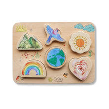 Load image into Gallery viewer, SunChild Affirmation Wooden Puzzle
