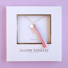 Load image into Gallery viewer, Pink Glitter Initial Necklace