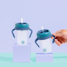 Load image into Gallery viewer, Weighted Straw Sippy Cup 2pc