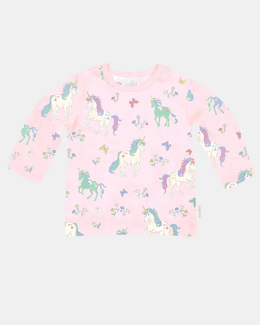 L/S Baby Tee | Unicorn
